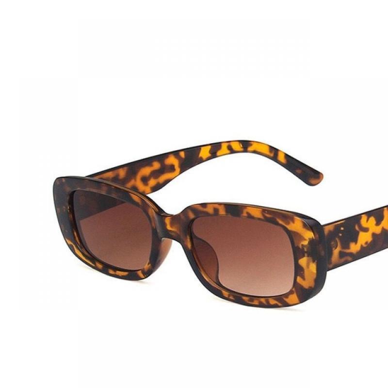 1PCS Small Rectangle Sunglasses Women Retro Square Narrow Frame Sun Glasses Trendy Vintage Streetwear Eyewear UV375  2022 New