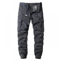 Men's New Cargo Pants Casual Multi-pocket Military Tactical Pant Cotton Running Long Trousers Male Spring Autumn Outdoor Trouser