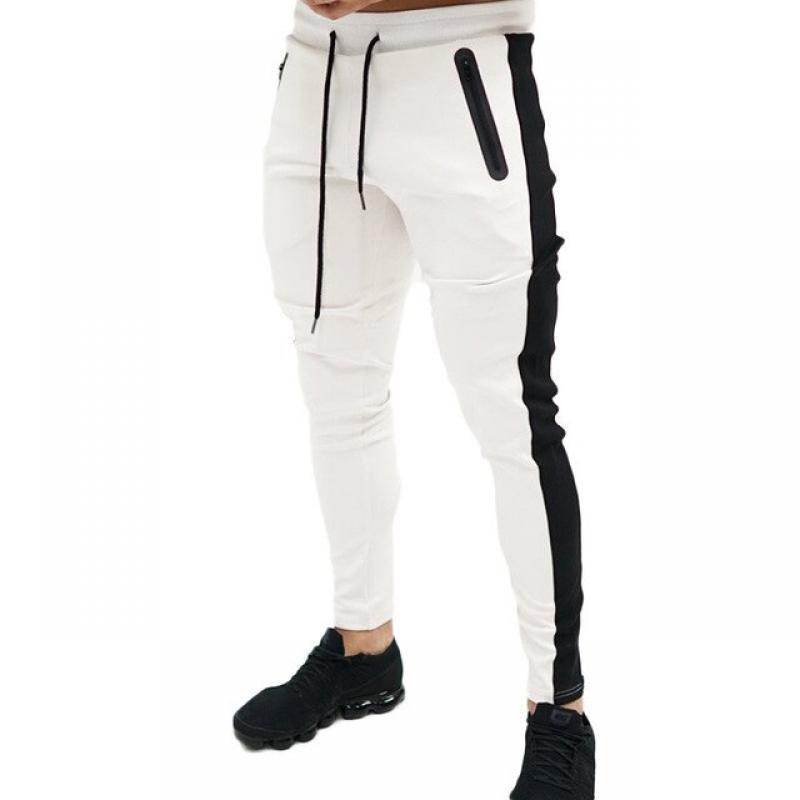 2022 new Sweatpants Streetwear Trousers Men's Pants Stripes Drawstring Zipper Pockets Cargo Pants Men's Overalls Running pants