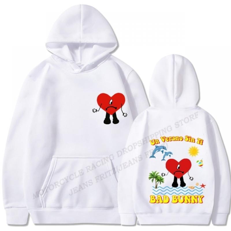 Un Verano Sin Ti Hoodie Men Women Fashion Bad Bunny Hoodies Kids Hip Hop Hoodies Sweatshirts Long Sleeve Hooded Sweat Girl Coats