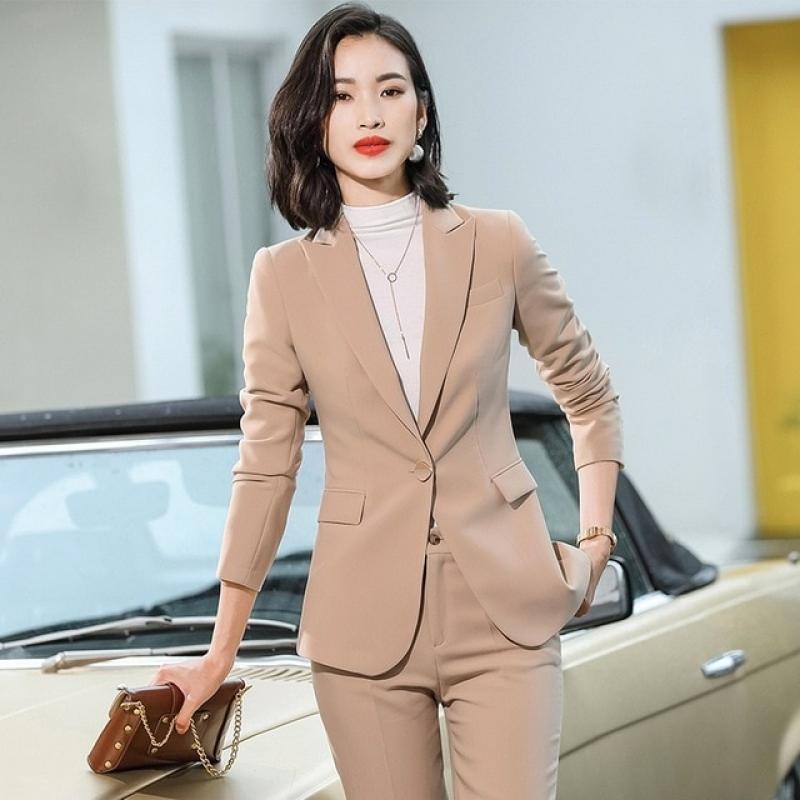 Suit jacket female 2022 new spring and autumn fashion temperament Korean casual ladies small suit slim professional suit