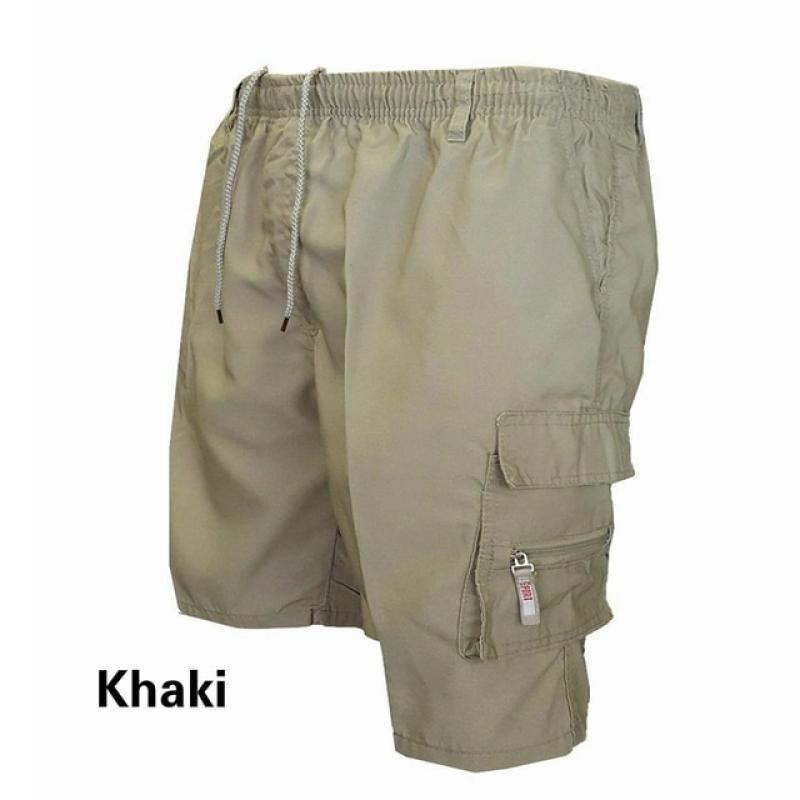 Mens Cargo Shorts 2022 New Side Multi-pockets Men Loose Work Shorts Casual Short Pants Male Plus Size Summer Outdoor Shorts