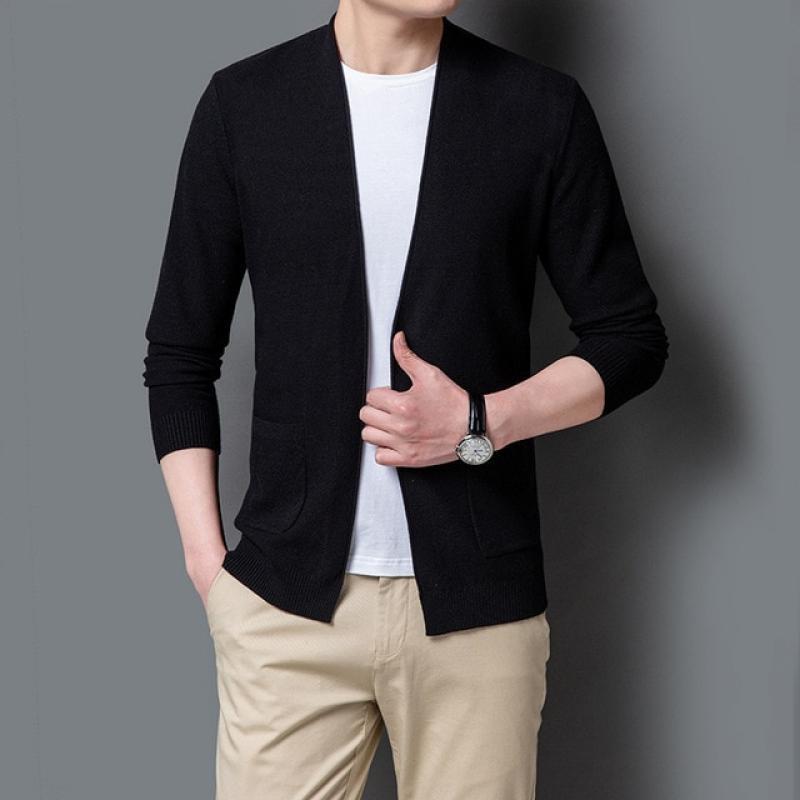 High-End Brand Spring and Autumn New Cardigan Knitted Korean Sweater Fashion Trend Knitting Coat Cardigan