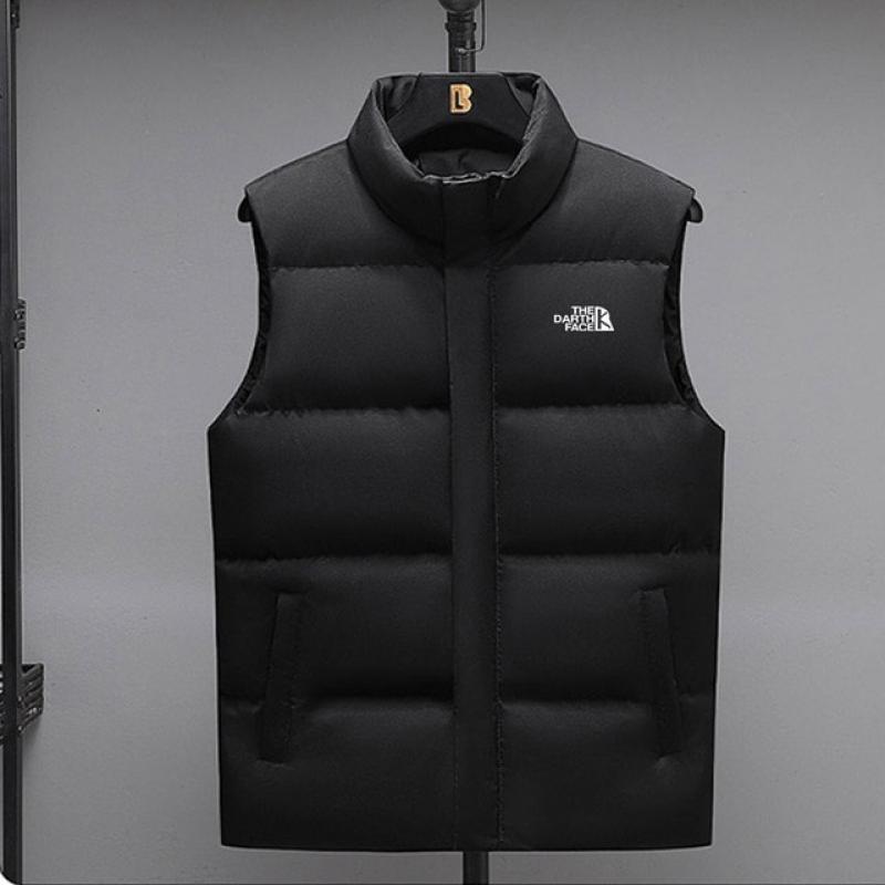 Men's Jacket Men's Down Jacket Vest 2022 Fall/Winter New Jackets Sleeveless Solid Color Casual Vest Jacket S-5XL