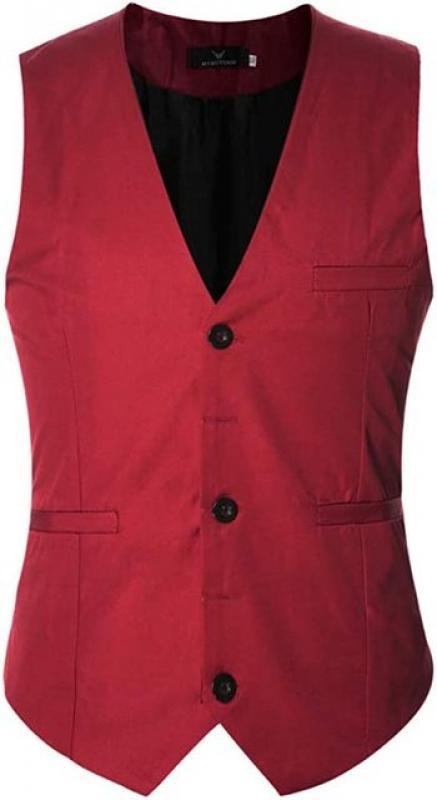 Herren Anzugweste Elégant Slim Fit Basic Weste Stilvoll Herrenweste Für Hochzeit Business Steamunk Gilet Costume Vest for Men