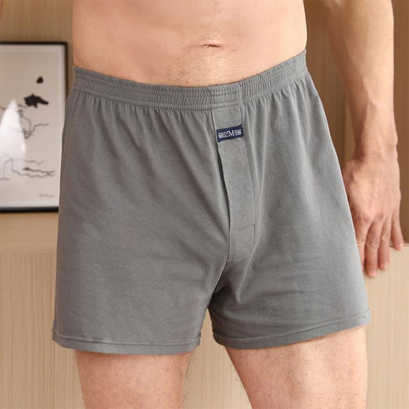 Mens Boxer Shorts Rich Cotton Elasticated Pack Underwear Home Shorts High Quality Calzoncillo Hombre Solid Breathable Boxers