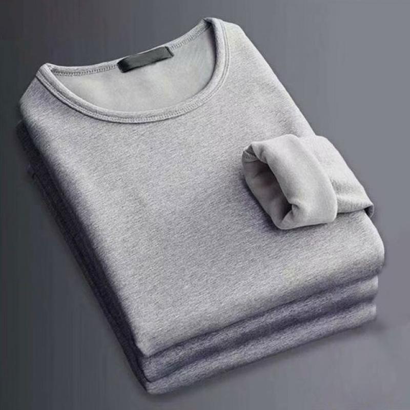 Winter Men's Underwears Fleece Thermal Underwear Set Winter Warm Long Johns Shirts & Tops Keep Warm Set