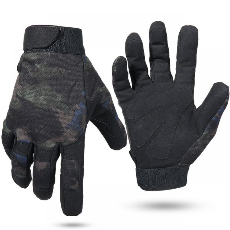 Multicam Tactical Gloves Antiskid Army Military Bicycle Airsoft Motorcycle Shoot Paintball Work Gear Camo Full Finger Men Women