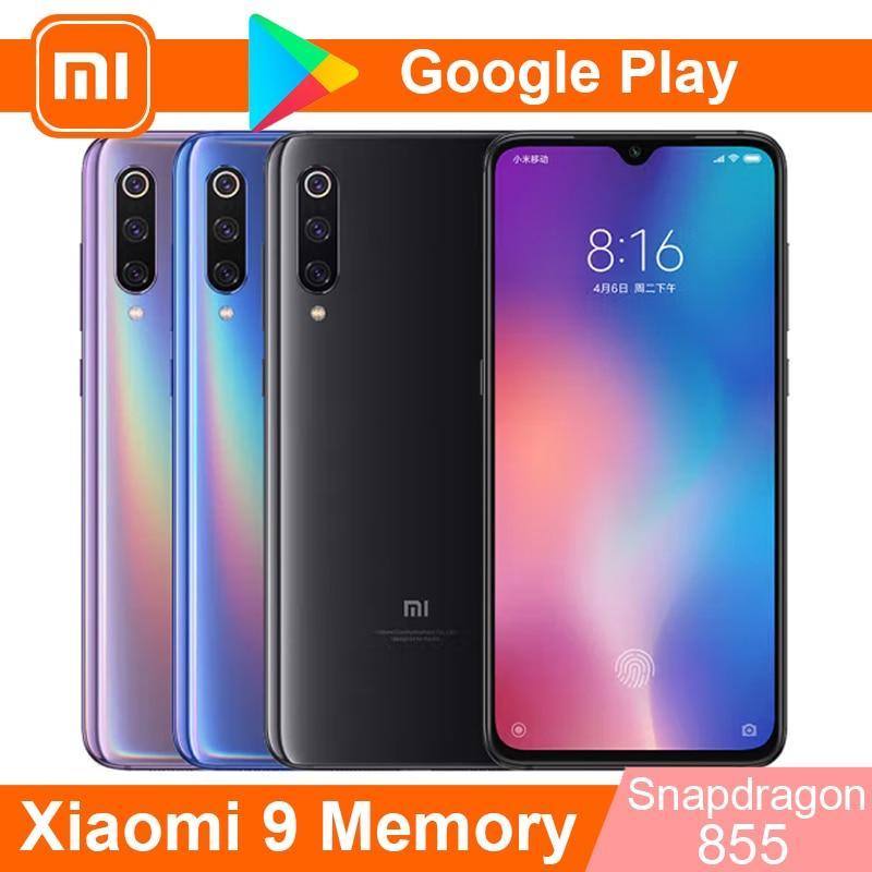 Xiaomi 9 Memory Smart Phone AMOLED 6.39 inch Display Snapdragon 855 3300mAh Battery Global Version