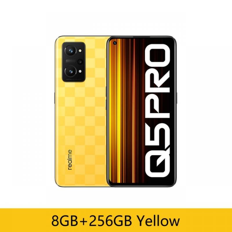 Global Rom Realme Q5 Pro 5G Smartphone GT NEO 3T 80w Charger 6.62" FHD+ AMOLED E4 120HZ Snapdragon 870 Octa-core Processor 