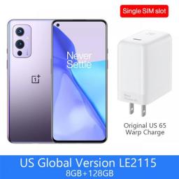 Global Version OnePlus 9 5G Snapdragon 888 8GB 128GB Smartphone 6.5‘’ 120Hz Fluid AMOLED Display Warp 65T OnePlus Official Store