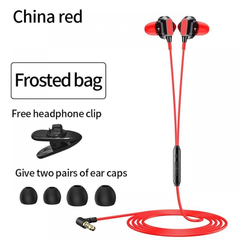 Olaf 3.5mm/Type c In-Ear Headphones L-Bending Wired Headset HIFI Sport Music Earbud For Xiaomi Huawei Oppo Vivo Honor Nubia Poco