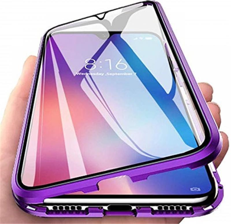 Metal Double-sided Glass Magnetic Case For Xiaomi Redmi Note 10 9 9T 9S 8 8T 7 9A 9C 11 11T 12T 11S POCO M3 X3 F3 Pro Lite Cover