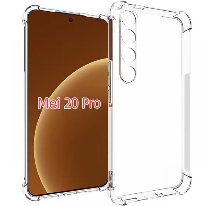 Airbag Shockproof Case For Meizu 20 Pro Meizu20Pro 5G Clear Silicone TPU Transparent Back Cover Soft Case for Meizu 20 Pro 5G