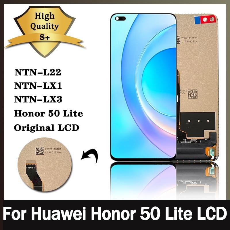 6.67" Original IPS For Huawei Honor 50 Lite Display with Touch Screen Digitizer Assembly For Honor 50Lite NTN-LX1 NTN-L22 LCD
