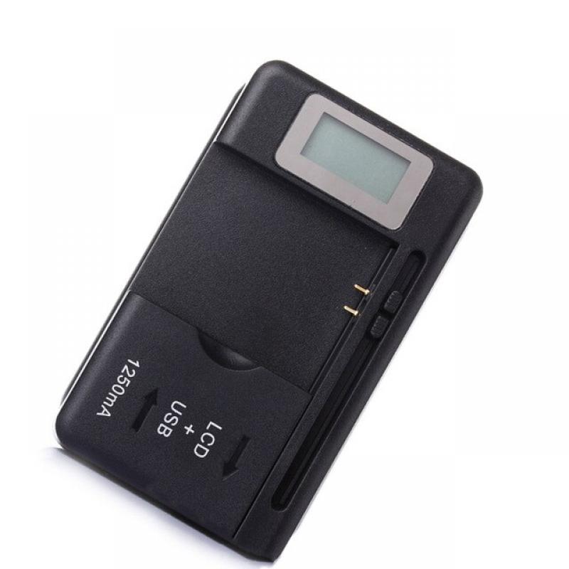 Universal Mobile Battery Charger Cell Phones Fast Charging Fireproof LCD Dual Output Adapter Office US EU Plug US Plug