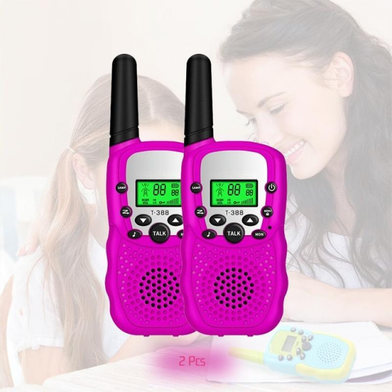 Kids Walki Talki 2PCS Celular Handheld Transceiver Phone Radio Interphone 6KM Mini Toys Talkie Walkie Gifts Boy Girl Tablet