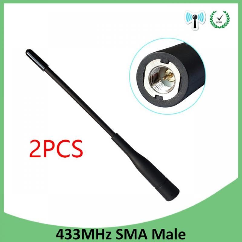 Walkie talkie wireless 3DBI 433MHz antenna pbx headset SMA Male Connector antena 433 mhz antenne directional waterproof antennas