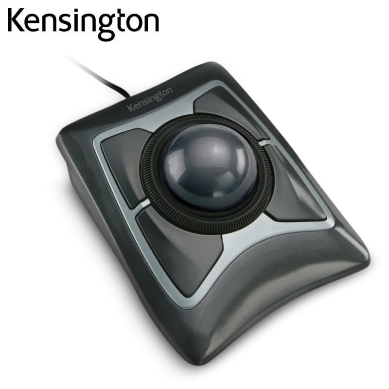 Kensington Expert Trackball Mouse Original USB Optical Wired Mouse with Scroll Ring Large Ball for AutoCAD K64325