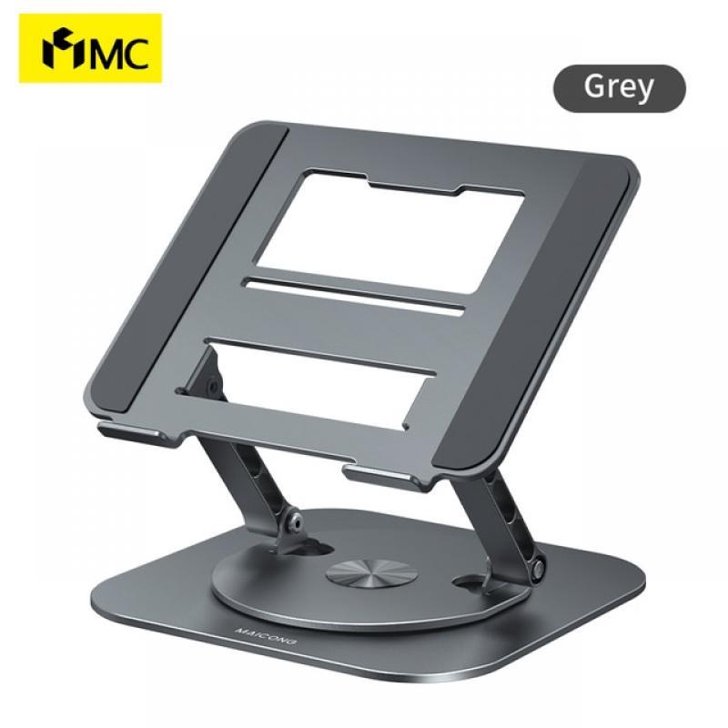 MC LS928 Laptop Stand 360° Rotatable Notebook Holder Liftable Aluminum Alloy Stand Compatible with 9.7-17 Inch Laptop Bracket