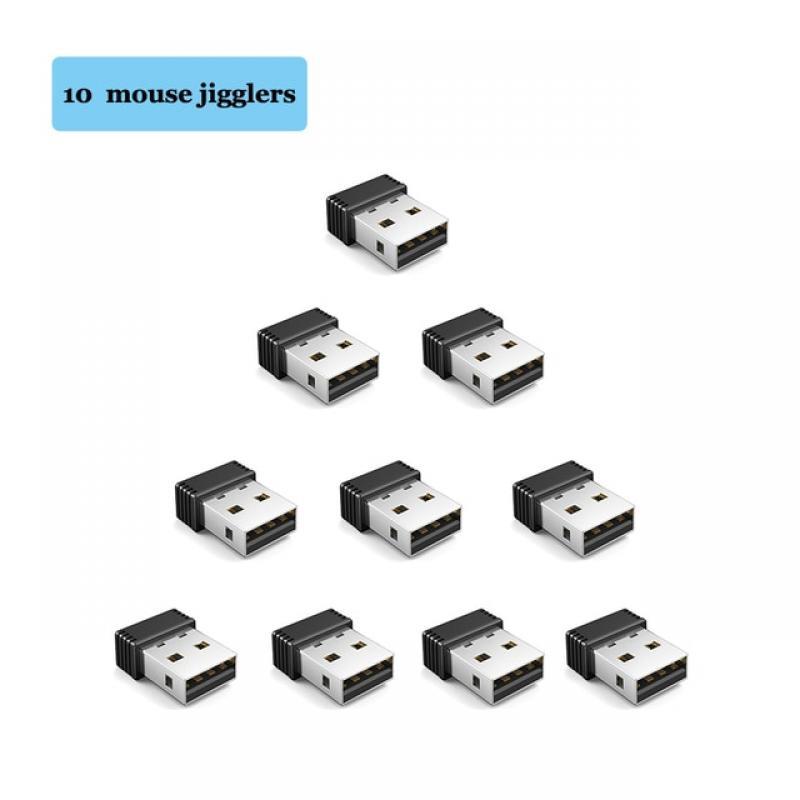 Mouse Jiggler Undetectable Automatic Mover USB Port Shaker Wiggler for Laptop Keeps Computer Awake Simulate Mouse Movement