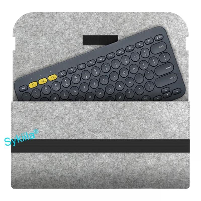 K380 Bag for Logitech K380 Sleeve Case Cover WOOL FELT Storage Handbag Carrying Purse Pouch Portable Keyboard Accessories